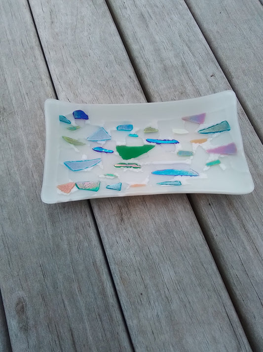 Cream Opal Handmade Dish/Bowl