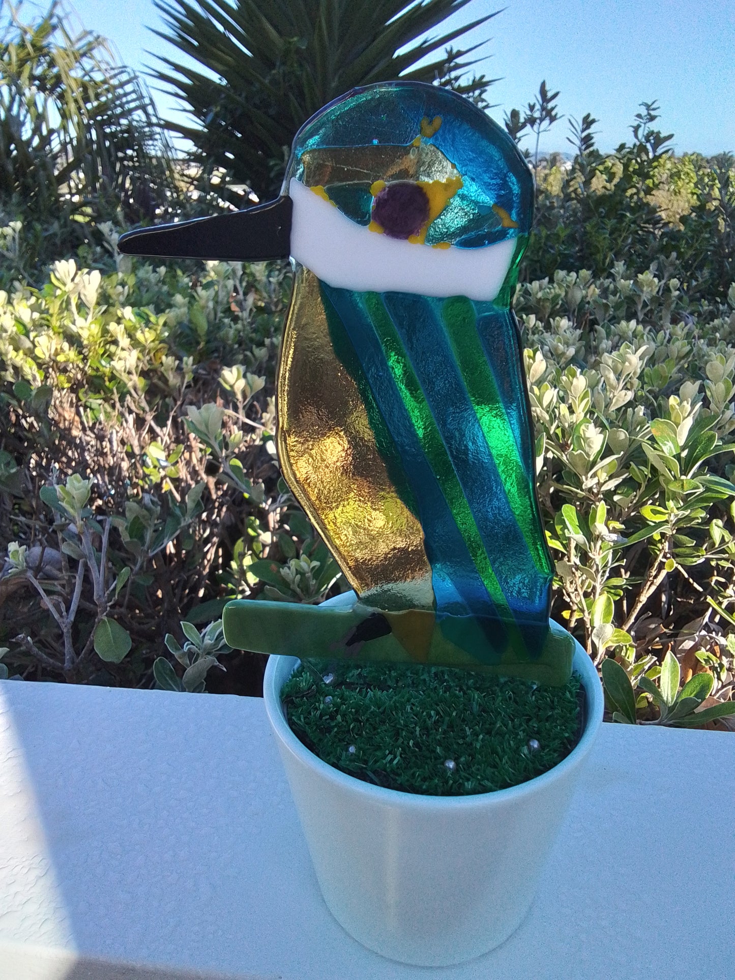 Young Kingfisher Garden Art