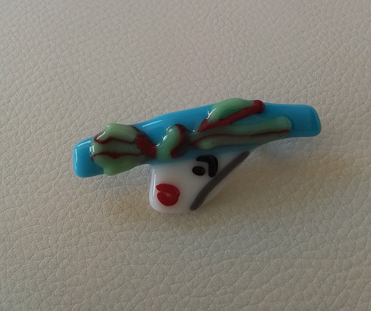 Ladies in Hats brooch