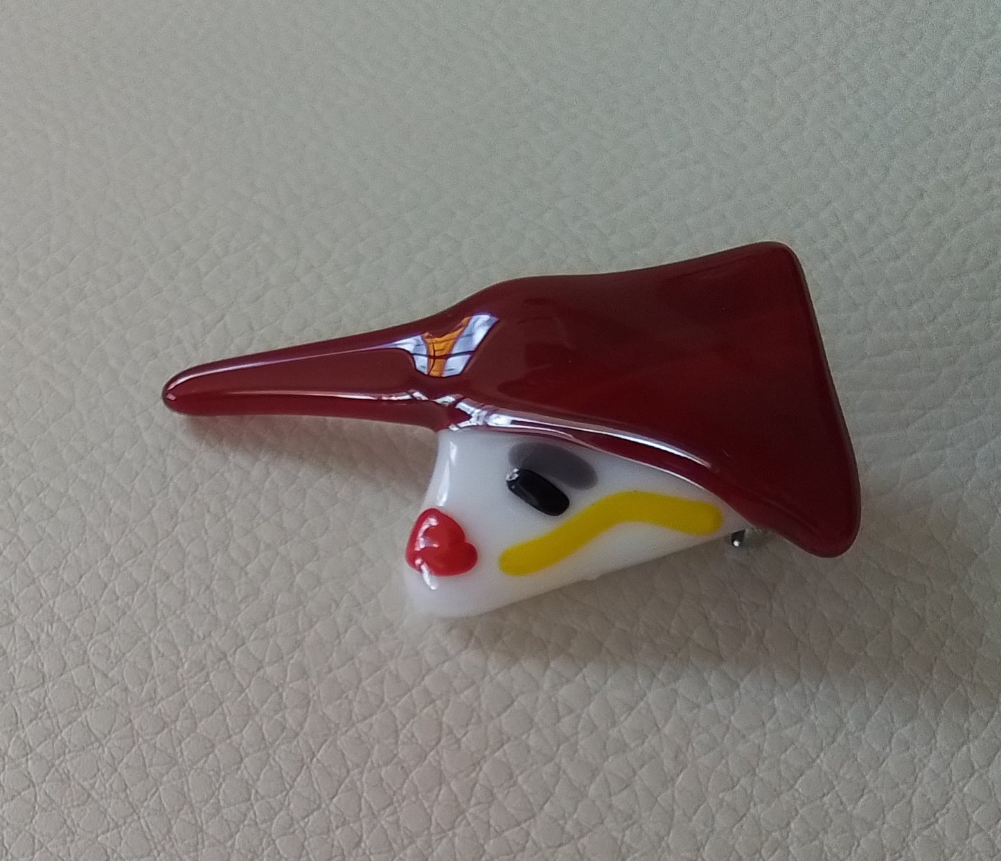 Ladies in Hats Brooch. Red Hat