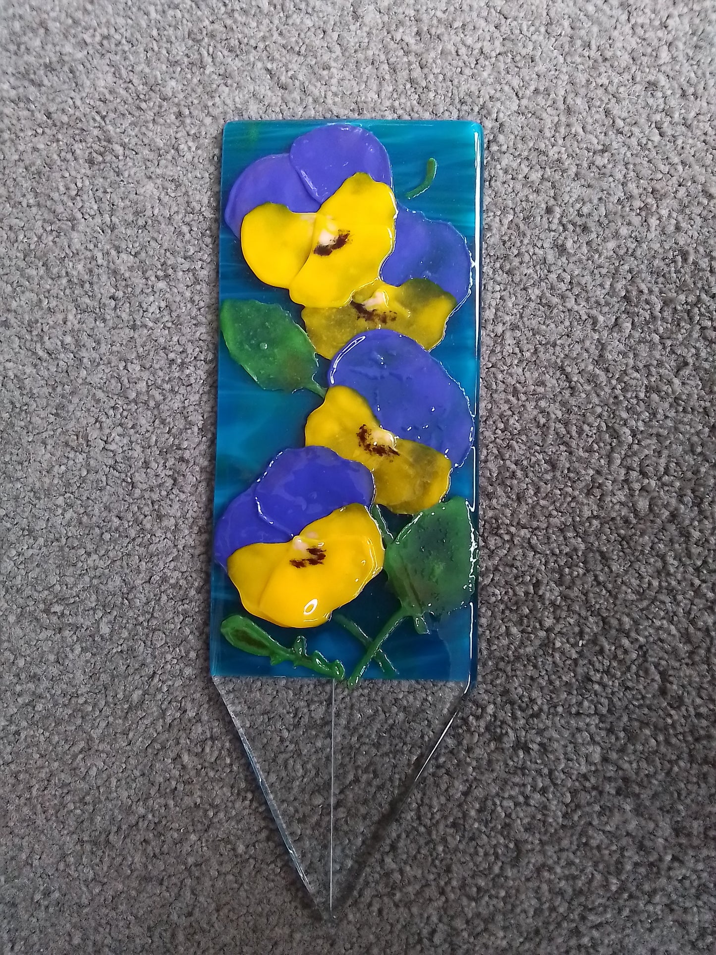 Pansy Garden Stake