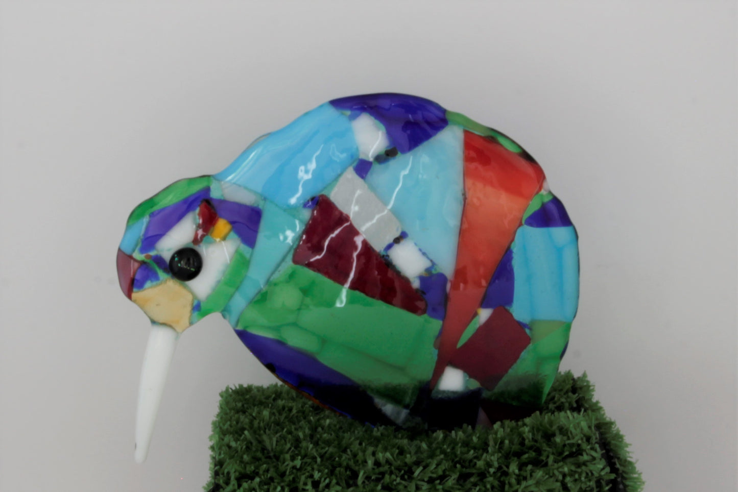 Glass Kiwi Garden Art