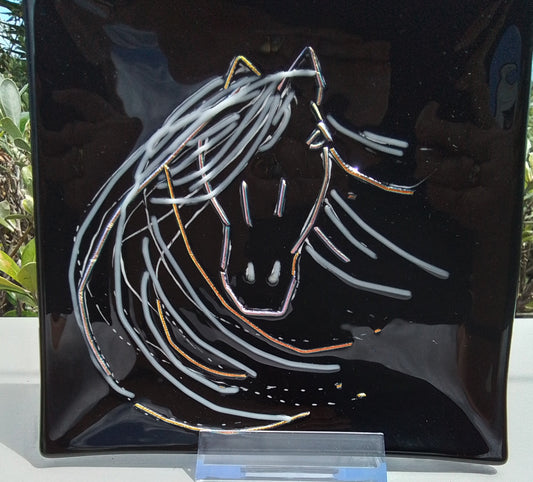 Horse Head Sketch Dish