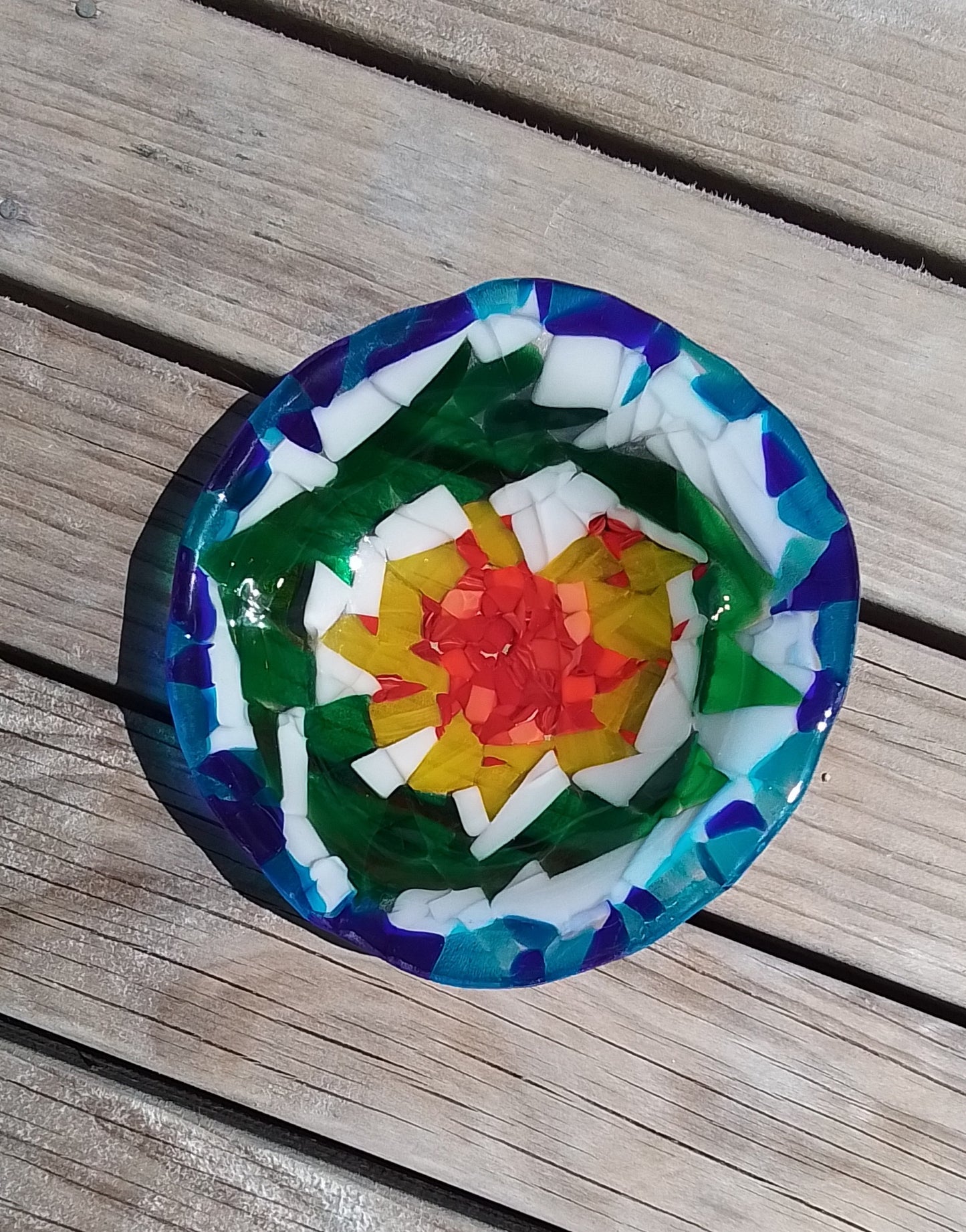 'Mosiac Flower' Dish