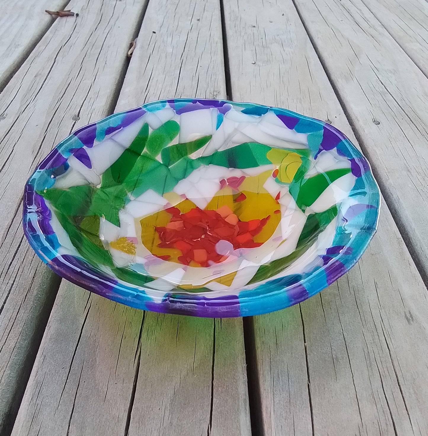 'Mosiac Flower' Dish