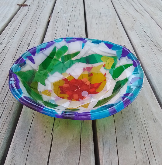 'Mosiac Flower' Dish