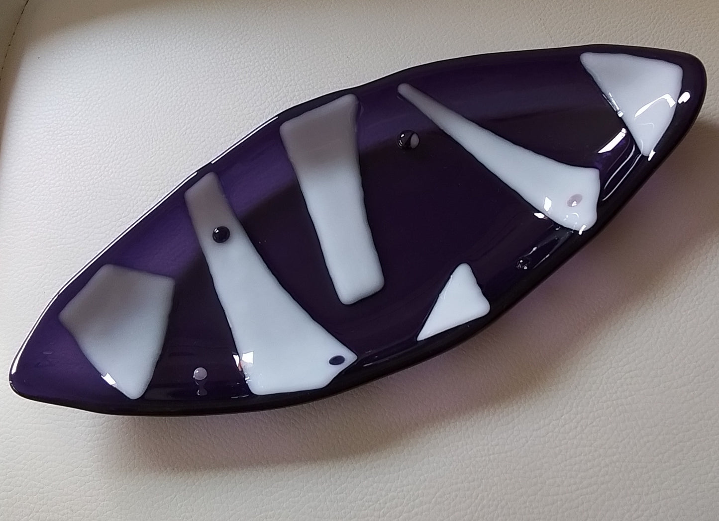 Glass 'Lara" Dish - Handmade