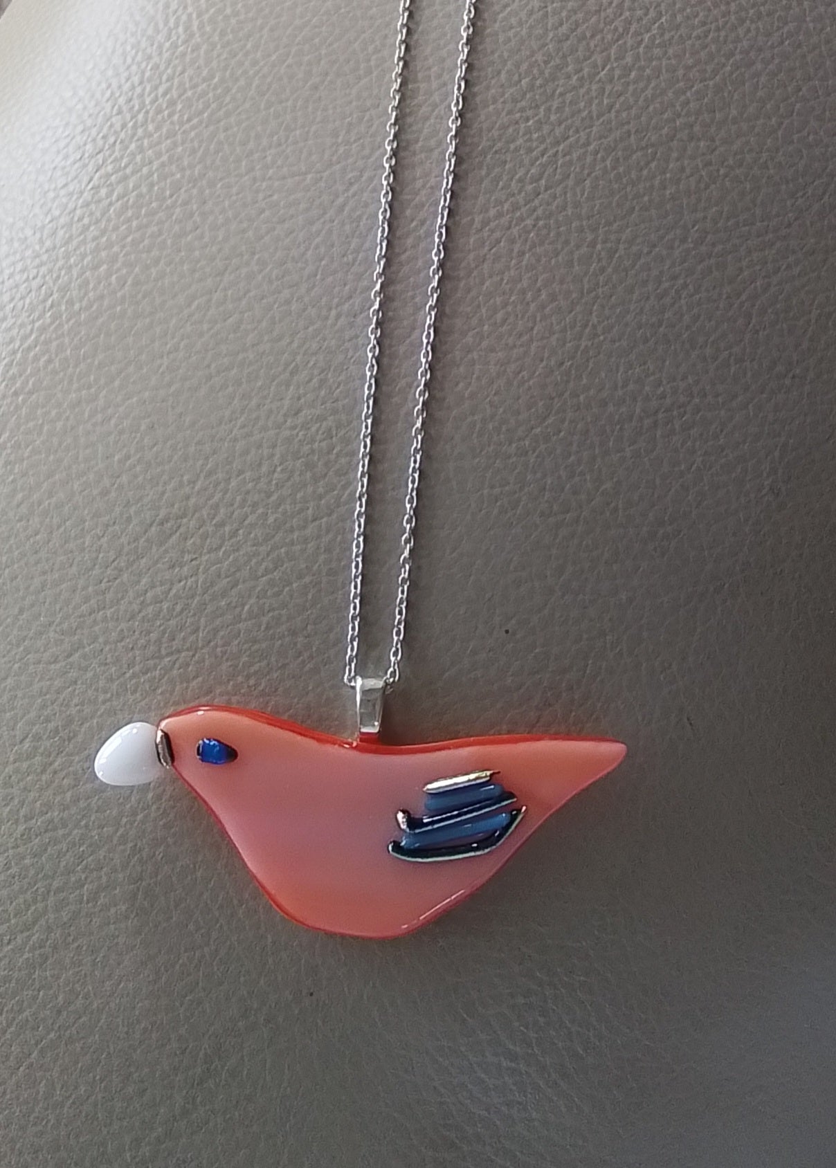 Glass Bird Pendant