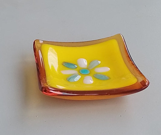 Fused Glass Trinket Dish