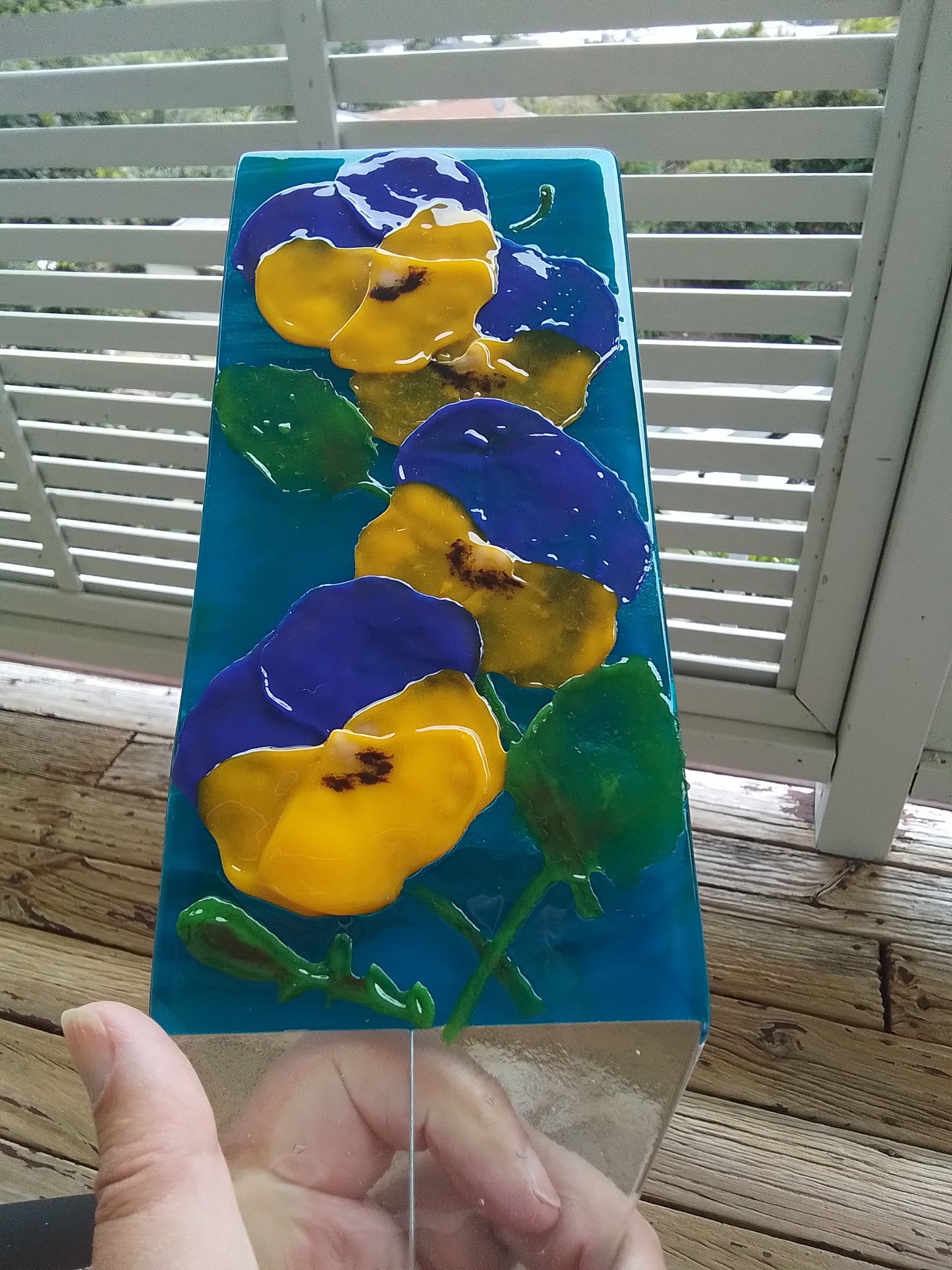 Pansy Garden Stake