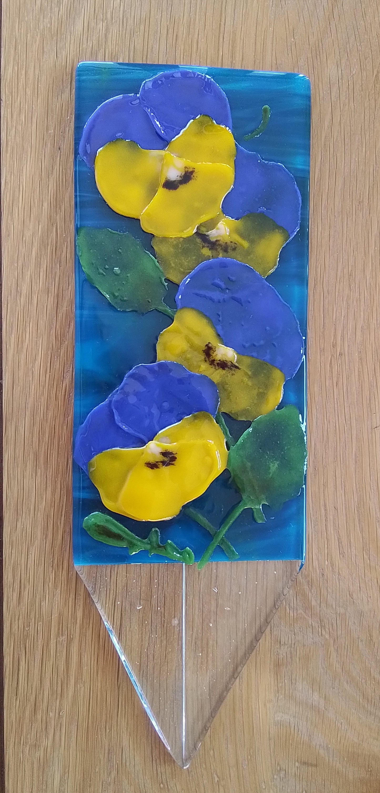 Pansy Garden Stake