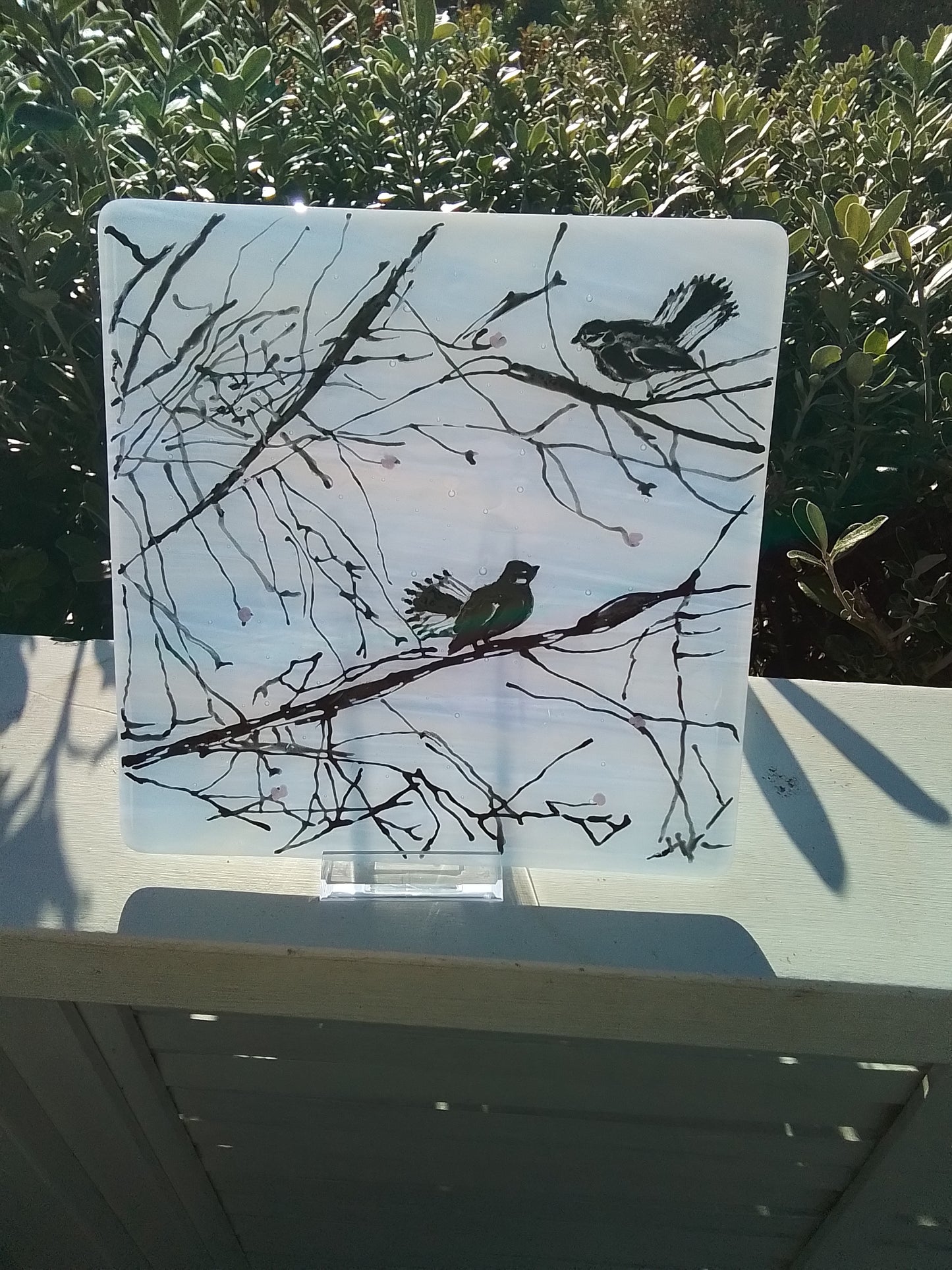Early Spring. Fused Glass