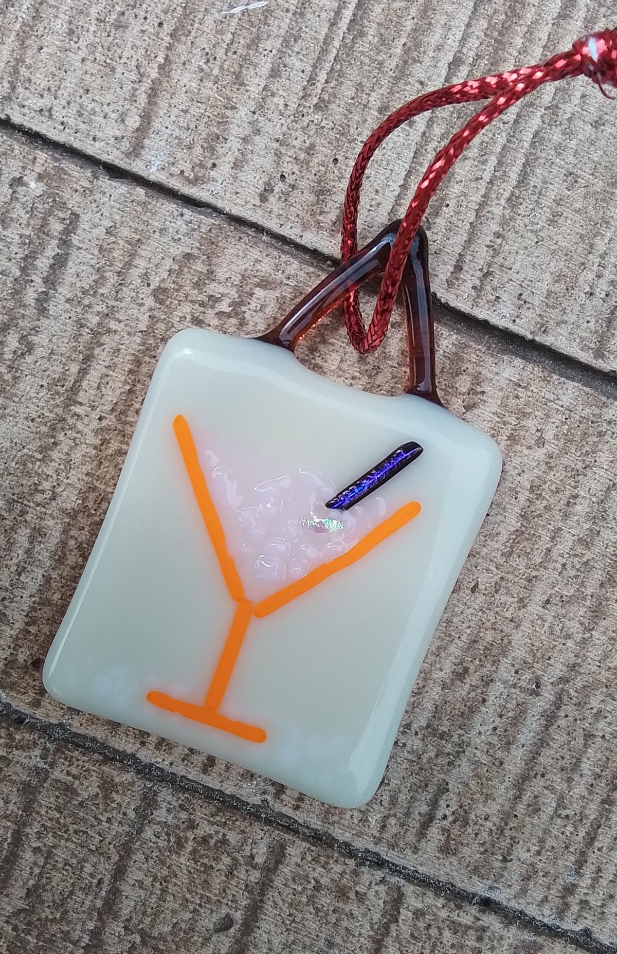 Cocktail Christmas Tree Ornament